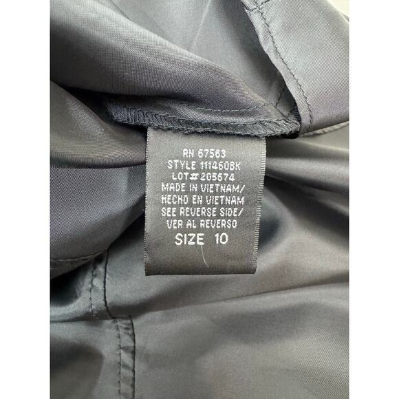 Whimsigoth Vintage SL Fashions Party Dress Full Embroidered Skirt Ruched Size 10 - Picture 10 of 12